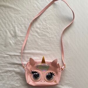 Pink Unicorn Kids Crossbody Bag